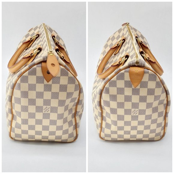 Louis Vuitton Speedy 30 Damier Azur Canvas Tote | Mint Condition - Picture 8 of 11